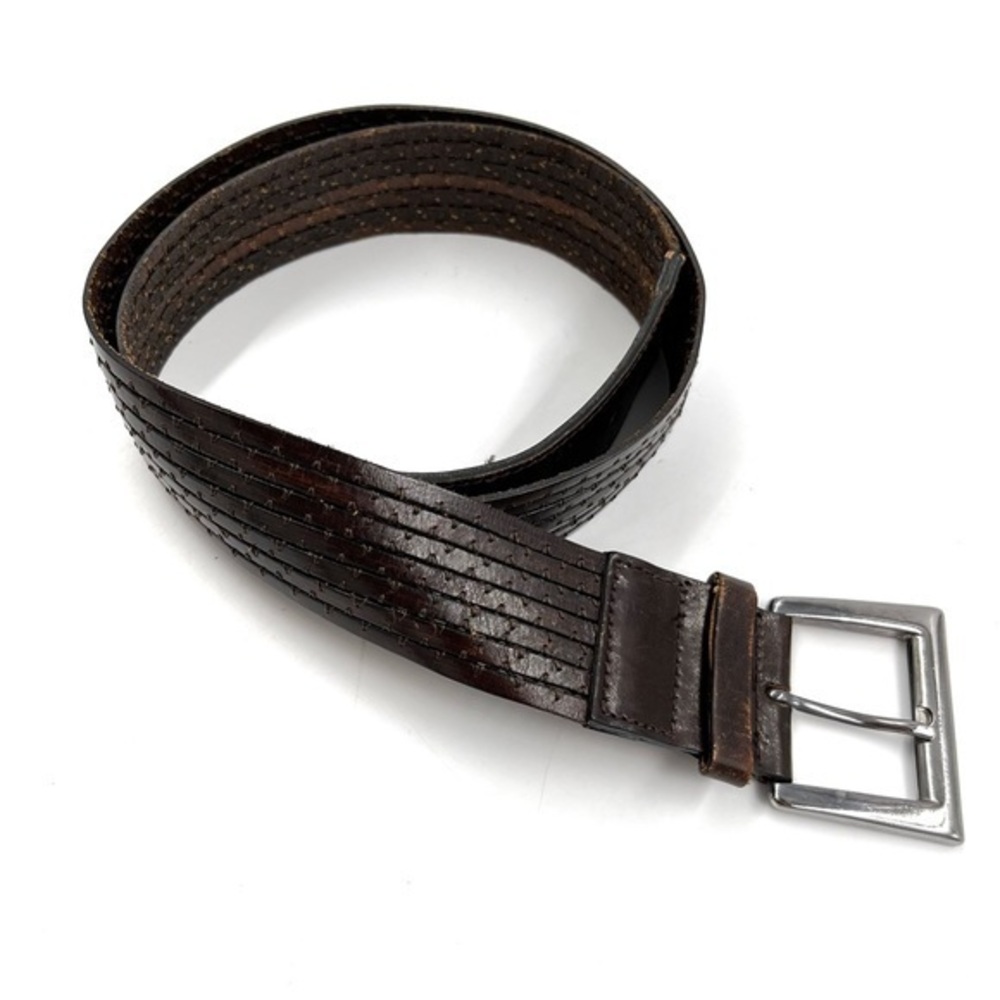 Barbara Bui Dark Brown Leather Belt Size 38